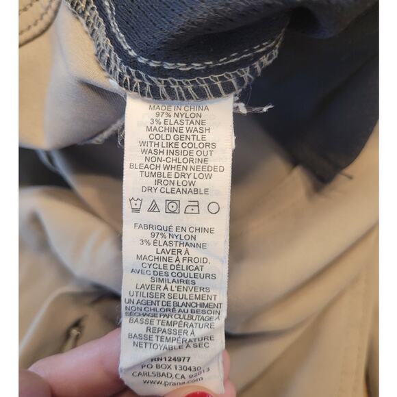 prAna Halle Convertible Pants Size 6 Low-Rise Bootcut Capris EUC - Picture 11 of 16